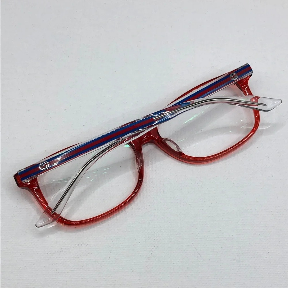 Gucci GG3736J PBN Frame  Sherry Line Red Crystal Japan Made FRAMES ONLY Unisex.